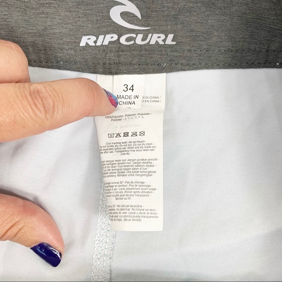 Rip Curl Mens Stripe Swim Trunks - Picture 4 of 7
